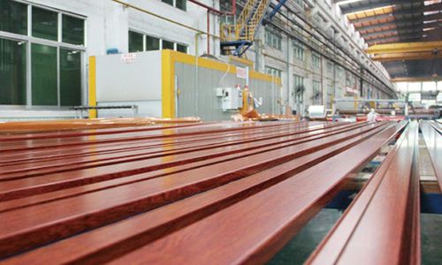Wood Grain Finish Aluminum Profile Production Line
