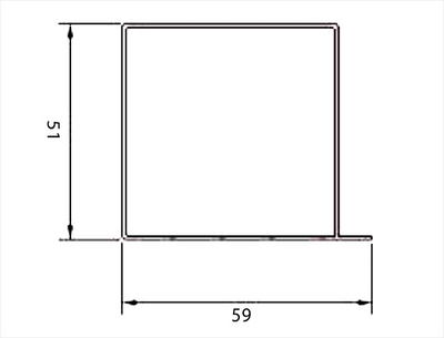 Standard extrusion profiles for shutter